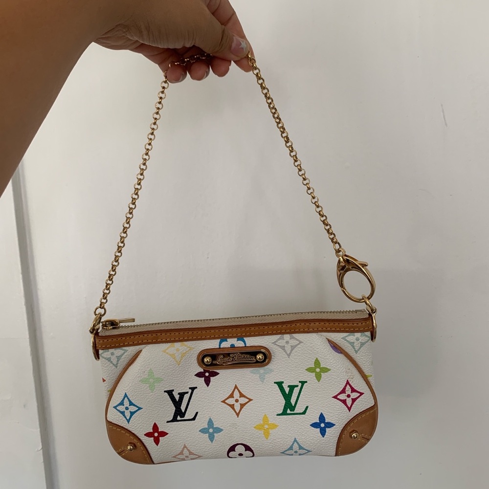 Louis Vuitton Pre Owned Multicolor Monogram Mini Chain Bag